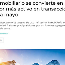 El inmobiliario se convierte en el sector ms activo en transacciones hasta mayo